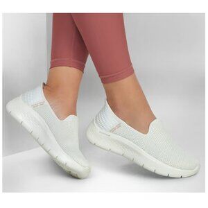 Skechers Light Gray Slip-On Flats